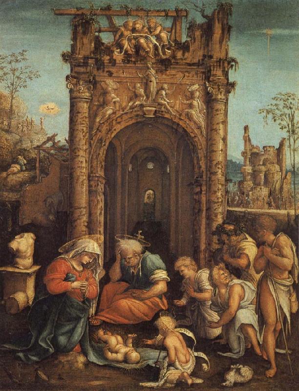 ASPERTINI, Amico The Adoration of the Shepherds Germany oil painting art